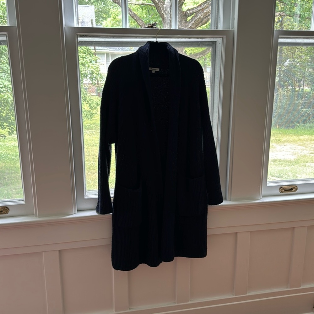 Madewell Cardigan Jacket in Navy